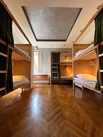 Bed in Male Dormitory Room - Bottom Bunk