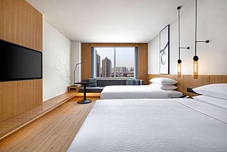 Superior Double room, Guest room, 2 Double, City view