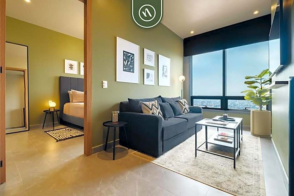 Amazing 1 BR Condo in Reforma - Pool - Gym - King