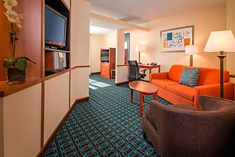 King Studio, Sofa Bed, Microwave/Mini Fridge, Living Space