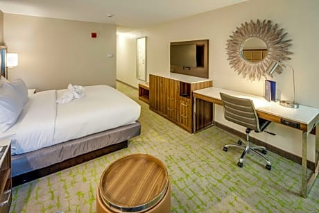 1 King Bed