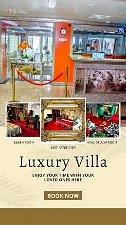 LEGENDS CHAMBERS by Grand Pier boutique trade mark location, 4 star rooms with unique historical themes decors with free breakfast only for king rooms and booking stays minim 4 nights