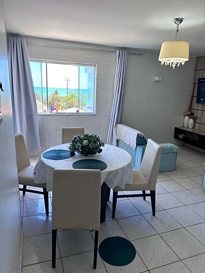 Vista única à BEIRA-MAR na praia de pajuçara com dois quartos- Apto 302