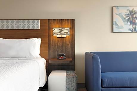 King Suite with Sofa Bed and Mobility Accessible Roll-In Shower