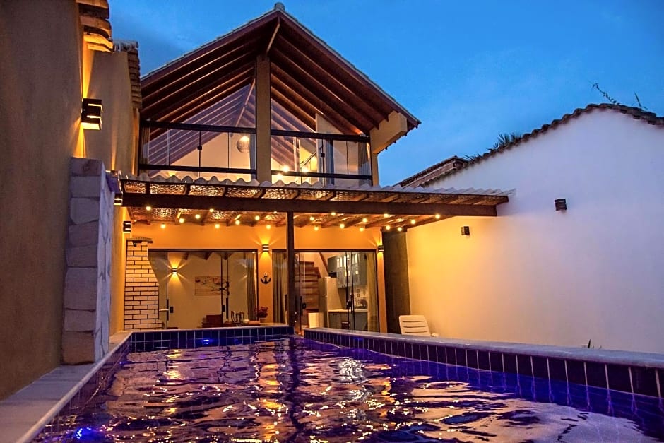 Chalé Privativo na praia