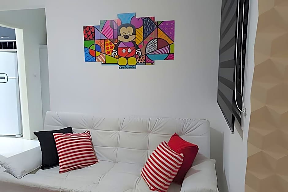 Apartamentos aconchegantes frente mar