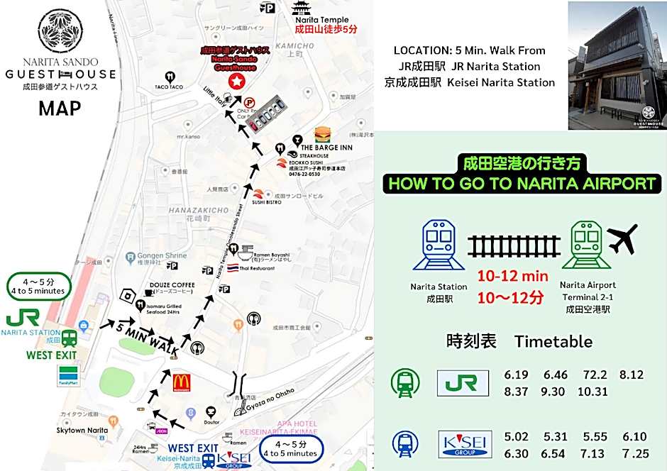 Narita Sando Guesthouse