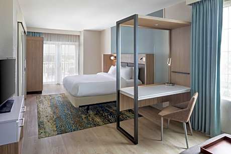 Suite, 1 King, Sofa bed, Partial ocean view