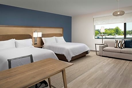 Queen Studio with Two Queen Beds and Sofa Bed