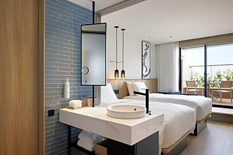 Ocean Terrace Room, Guest room, 2 Twin, Ocean view, Terrace