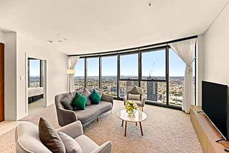 Two-Bedroom Two Bathroom Sky High River View Executive Apartment