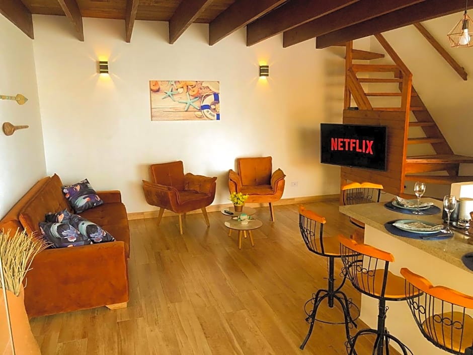 Chalé Privativo na praia