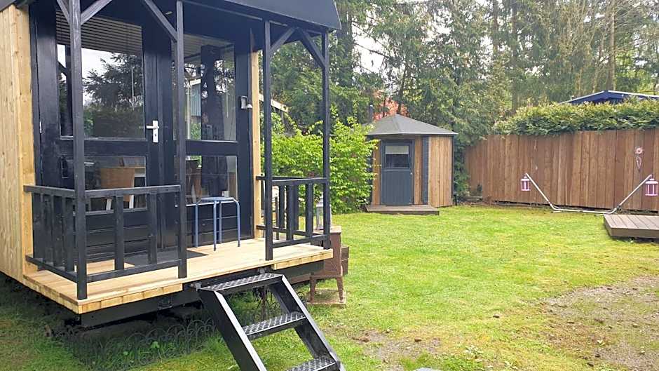 Pipowagen Bed bij Bos