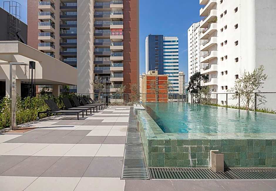 Easy Star - Studio charmoso com piscina no Brooklin!- YT03H