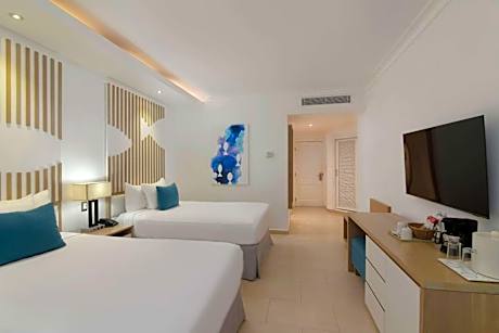 Club Room with Two Double Beds and Ocean View