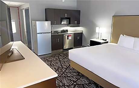 1 King Bed Mobility Accessible Room Roll-In Shower Non-Smoking