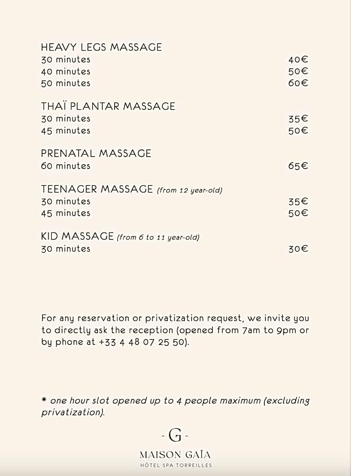 La Maison Gaïa Hôtel & Spa