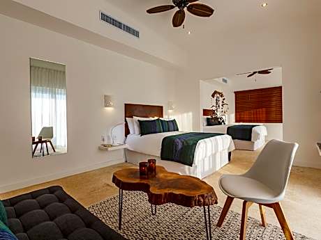 Junior Suite with Terrace and city view (2 Adults + 1 Child)