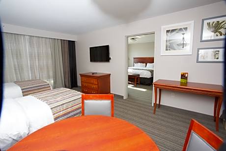 Extended Stay King Suite with One King bed and Two Single Beds - Non-Smoking