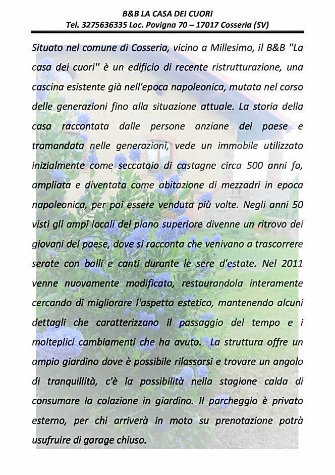 B&B La casa dei cuori