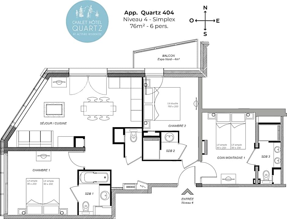 Chalet Hôtel Quartz