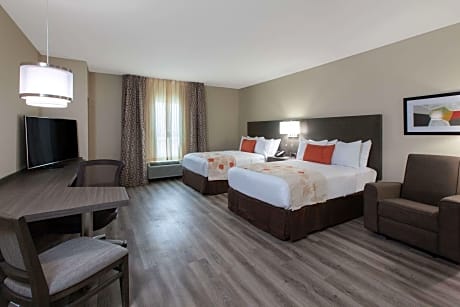 2 Double Beds Mobility Accessible Studio Suite Non-Smoking