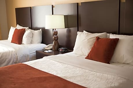 Suite-2 Queen Beds, Non-Smoking, Couch, Wi-Fi, Microwave And Refrigerator, Coffee Maker, Iron And Ir