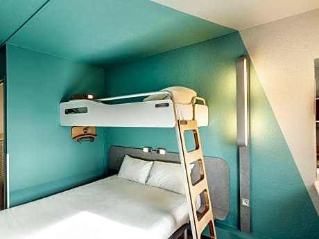 Triple Room with One Double Bed and One Bunk Bed