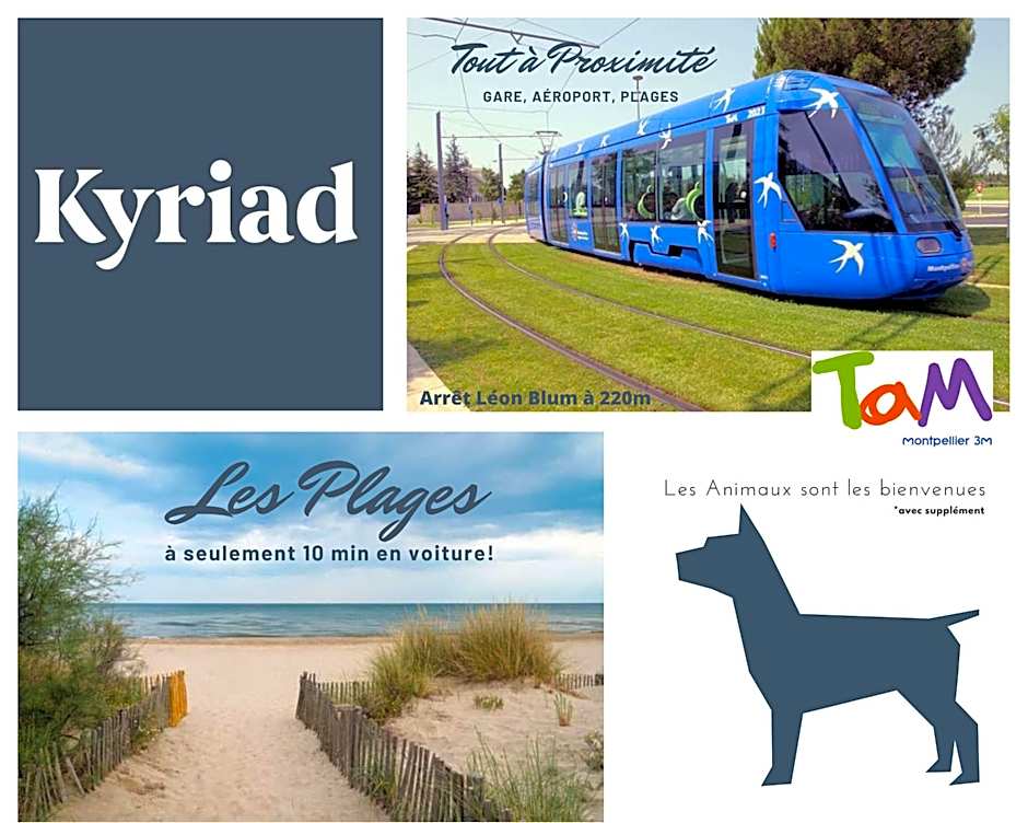 Kyriad Hotel Montpellier Centre Antigone