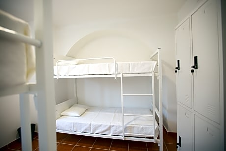 Bed in 4-bed female dorm with bathroom
