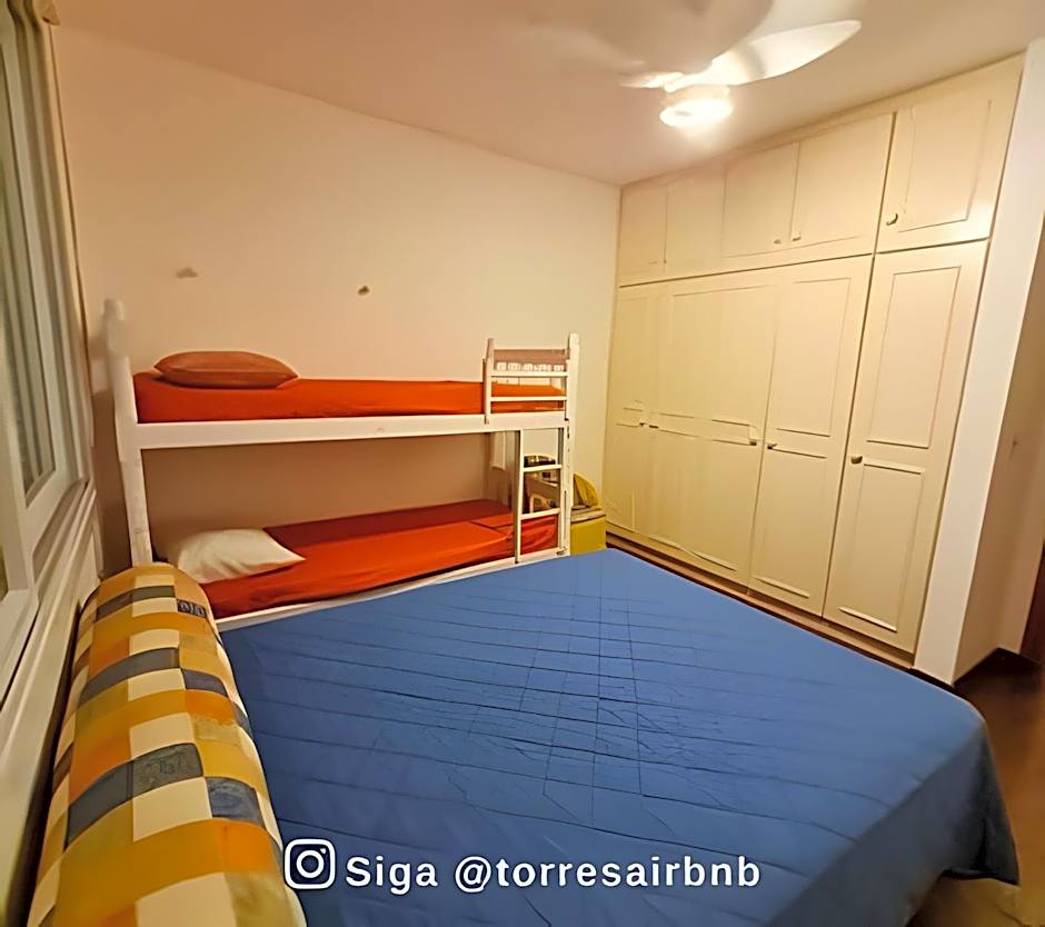 Apto vista mar | 200mts da praia | Quatro Praças