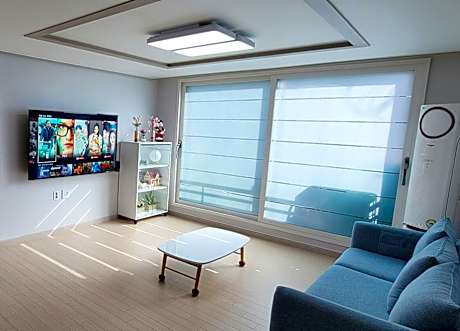 C 【당진 삽교호 4~6인용 대형숙소】 무료주차 / 커피머신 / 넷플릭스 / 놀이동산