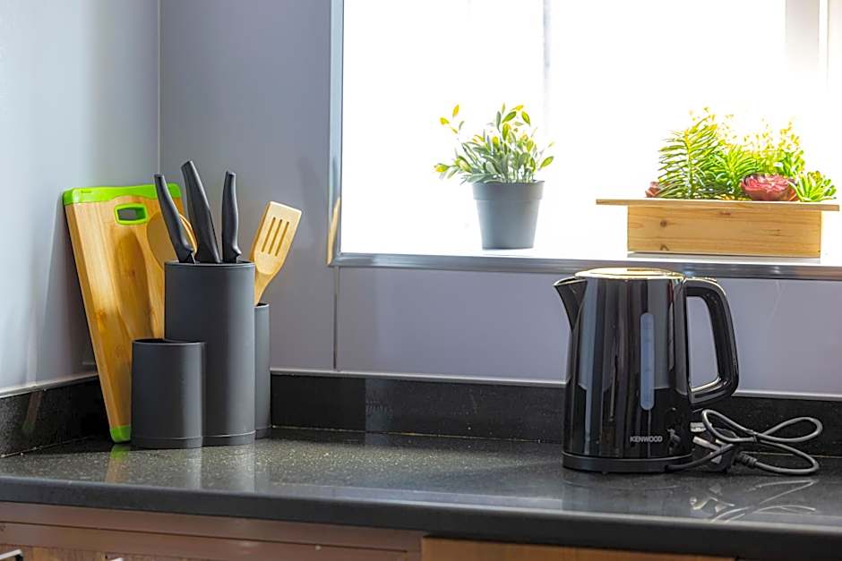 Sleek nordic style seaview condo