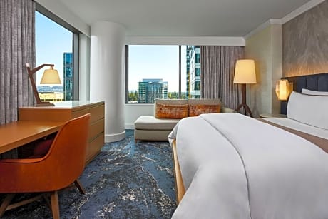 deluxe view, guest room, 1 king, city view