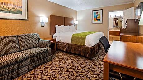 1 King Bed Accessible Bathtub
