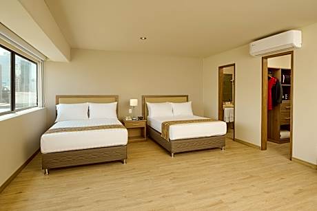 Suite two double beds room