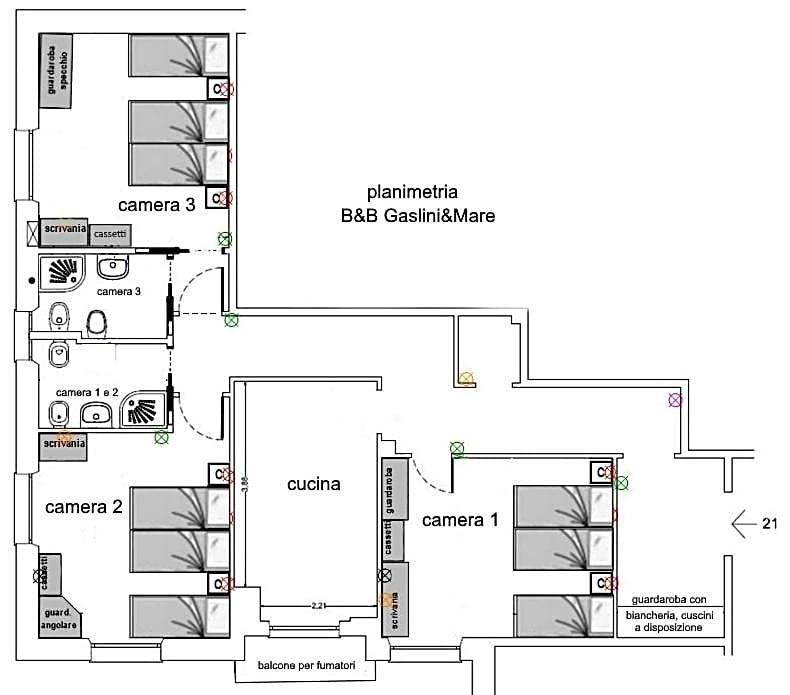 B&B Gaslini & Mare (anche con uso cucina)