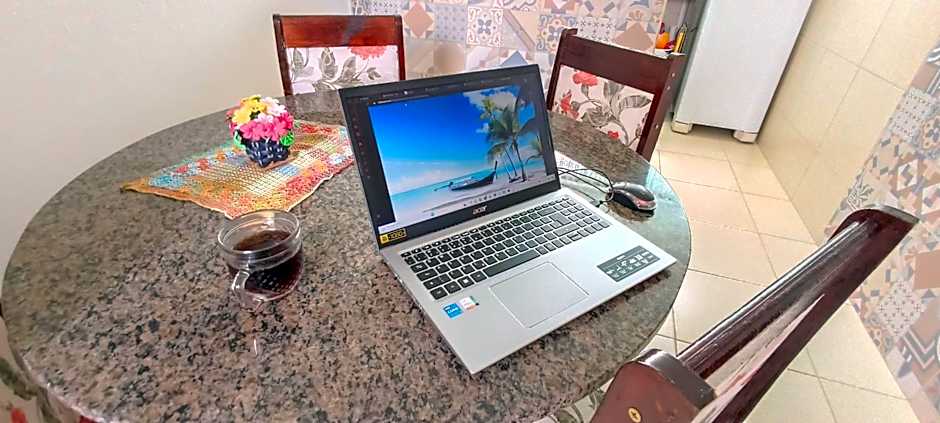 Apartamento lindo, completo e de frente para o mar