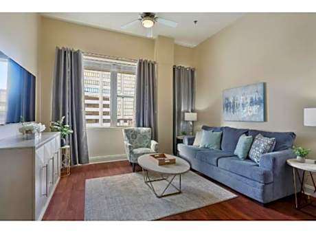 Deluxe One-Bedroom Apartment with City View