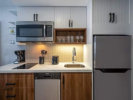 Queen Studio Suite with Airport View