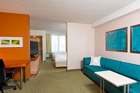Studio with Two Double Beds and Sofa Bed - Hearing Accessible