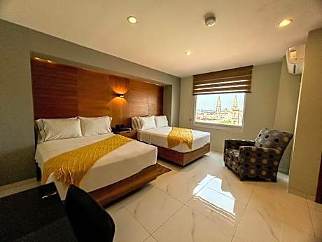 Superior Double Room with Two Double Beds - With View
