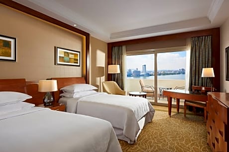 Premium Twin Room with Balcony and Partial River View
