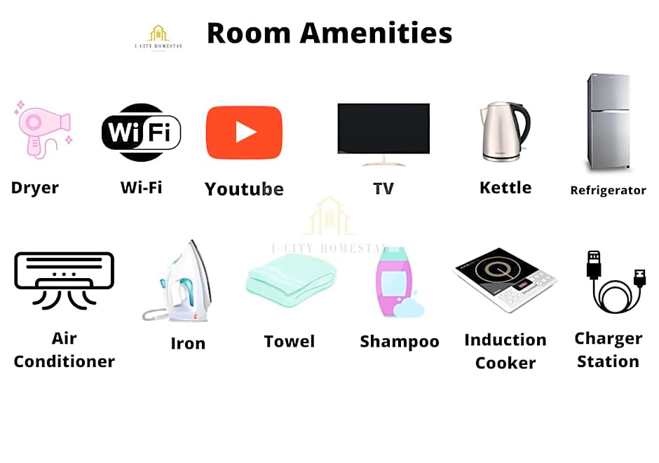 I-City Homestay - Shah alam, Hospital Shah Alam, UITM, Central Mall SOGO, Seksyen 7