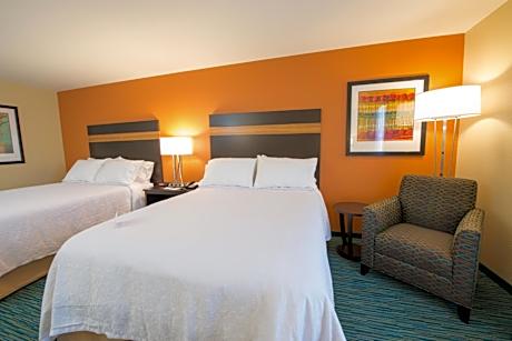 Standard Queen Room with Two Queen Beds and Mobility Accessible Roll-In Shower