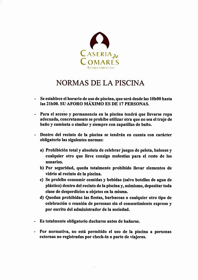 APARTAMENTOS CASERIA DE COMARES