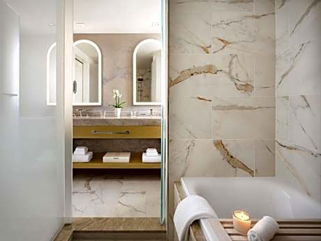 Signature One Bedroom King Suite with Soaking Tub and City View