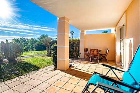 Garden level for 5 people with sea view