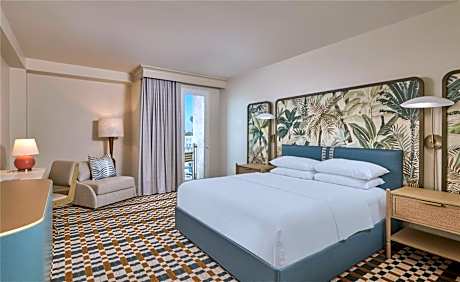 King Room with Balcony - Partial Ocean View