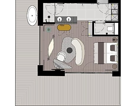 Suite with Mountain View